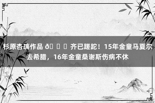 杉原杏璃作品 😞齐已蹉跎！15年金童马夏尔去希腊，16年金童桑谢斯伤病不休