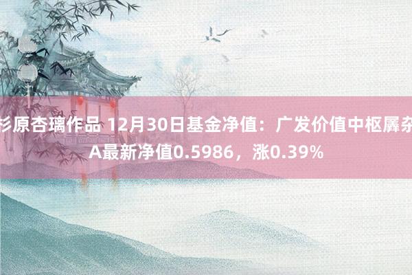 杉原杏璃作品 12月30日基金净值：广发价值中枢羼杂A最新净值0.5986，涨0.39%