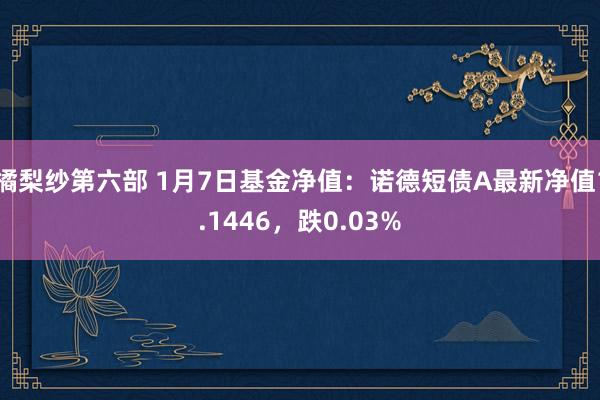 橘梨纱第六部 1月7日基金净值：诺德短债A最新净值1.1446，跌0.03%